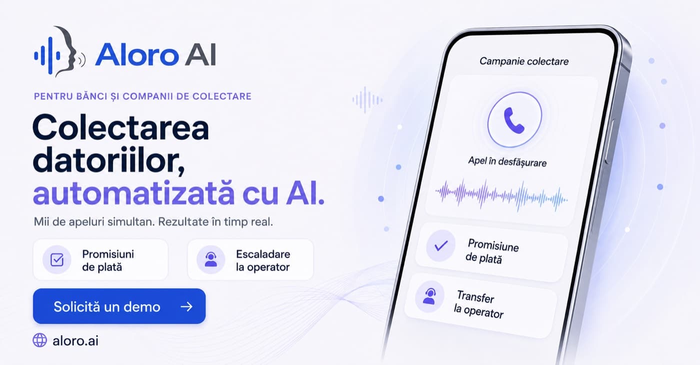 Aloro AI — colectarea datoriilor, automatizată cu AI